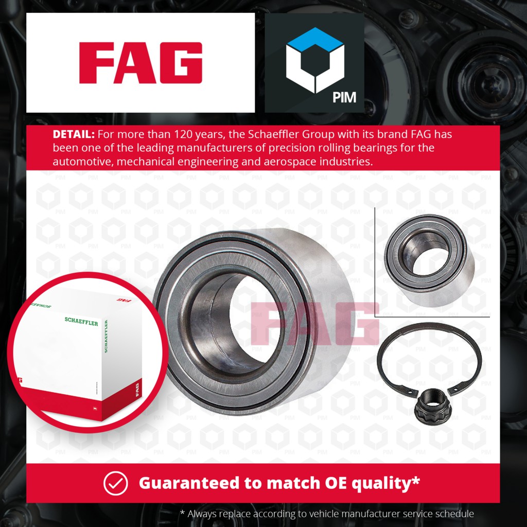 FAG Wheel Bearing Kit Front 713618780 [PM459680]