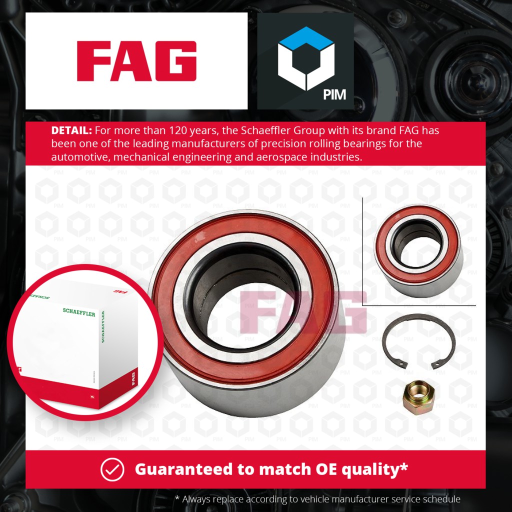 FAG Wheel Bearing Kit Front 713644830 [PM459817]