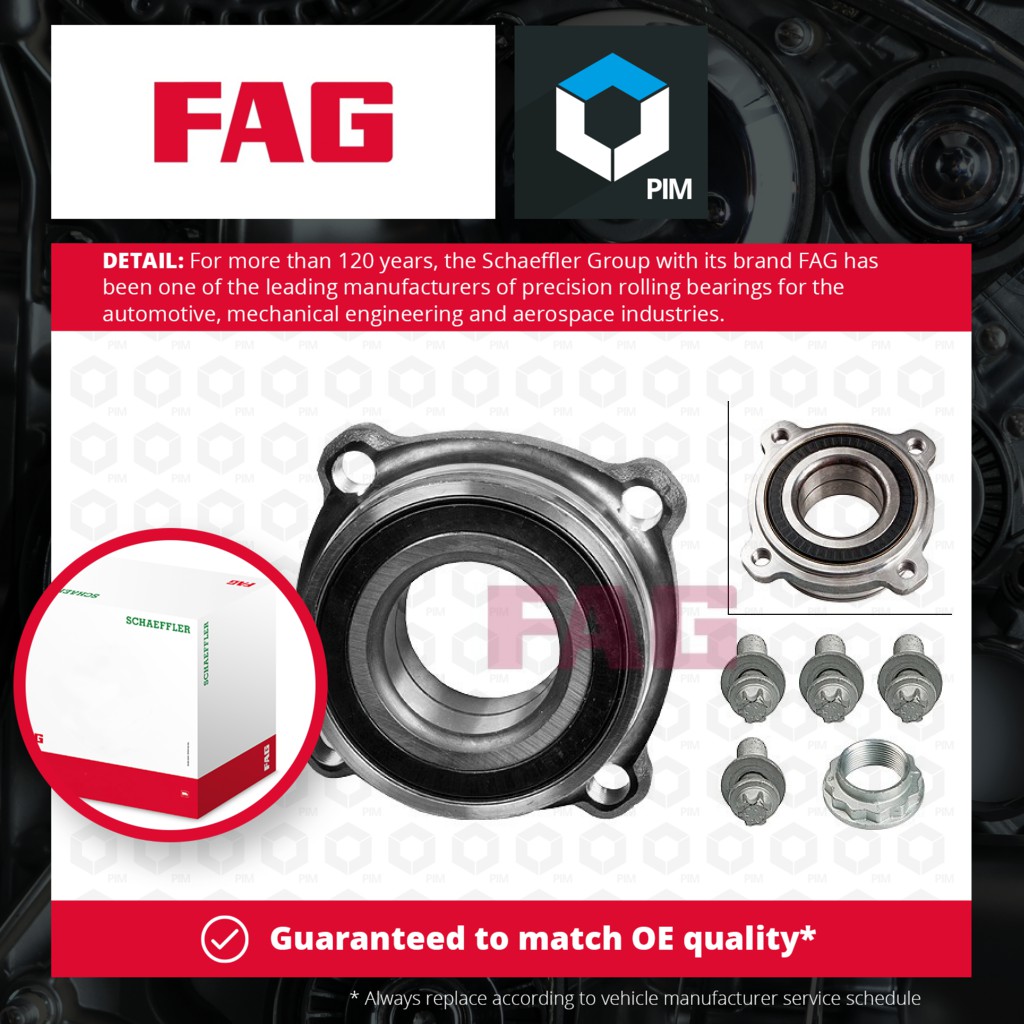 FAG Wheel Bearing Kit Rear 713667780 [PM459900]