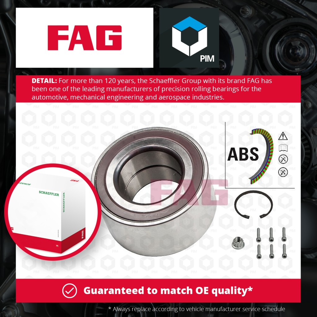 FAG Wheel Bearing Kit 713610630 [PM459927]