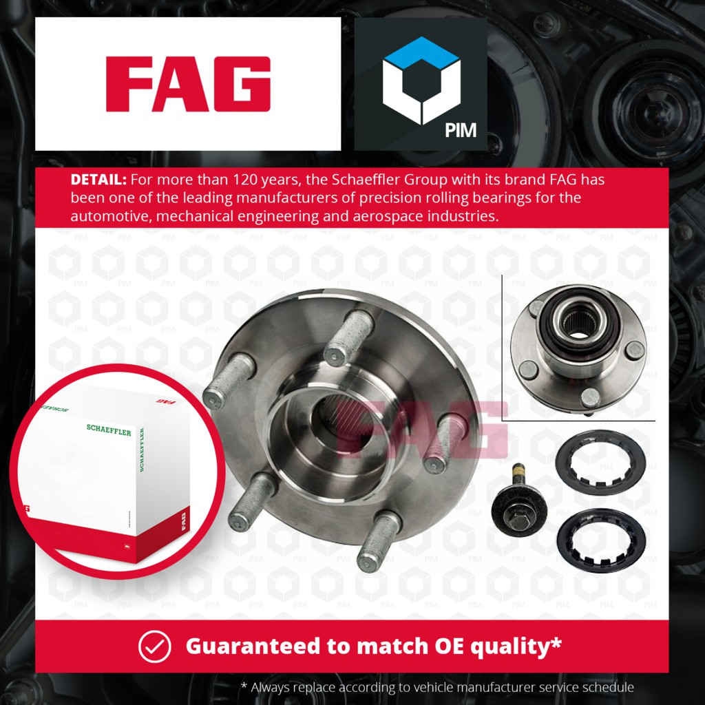 FAG Wheel Bearing Kit Front 713660440 [PM460036]