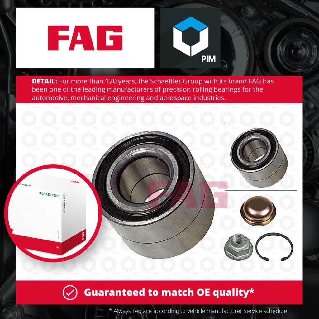 FAG Wheel Bearing Kit Rear 713623510 [PM460046]