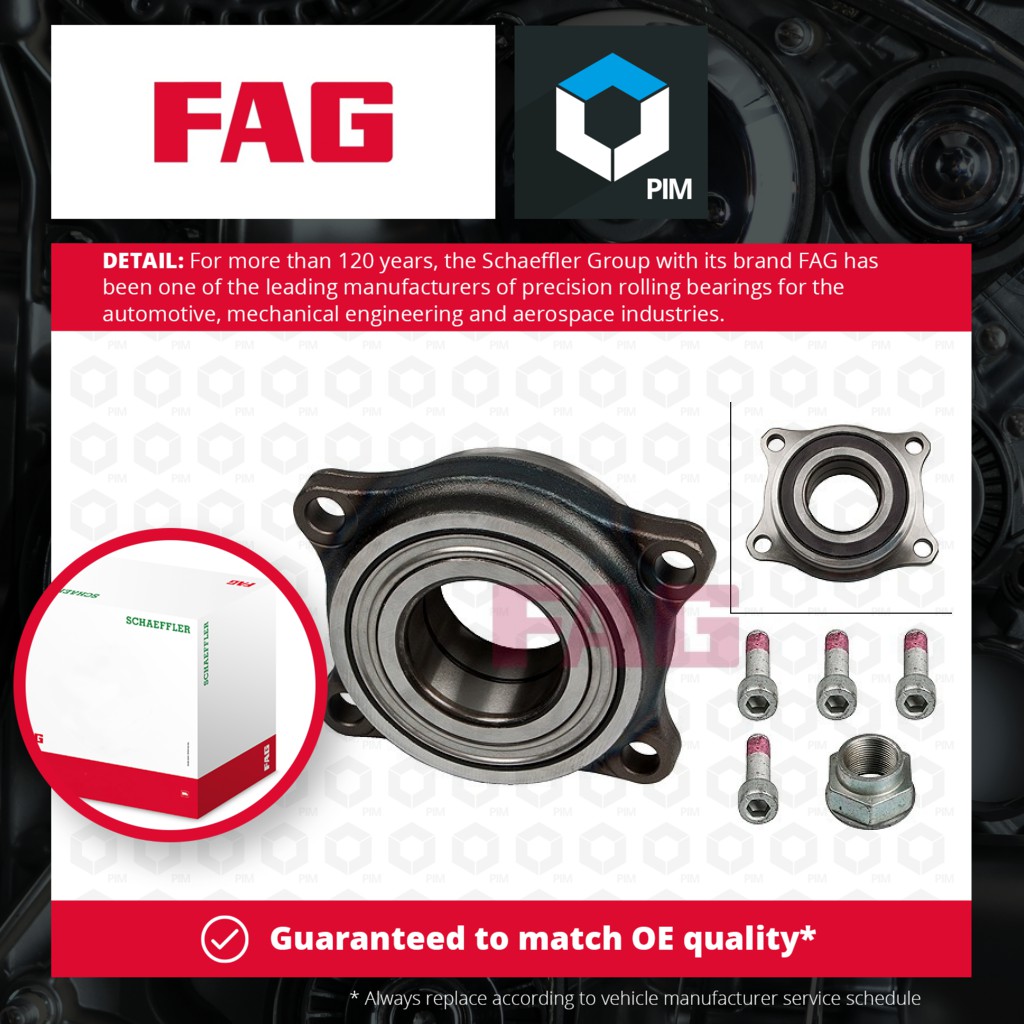 FAG Wheel Bearing Kit Front 713690760 [PM460168]