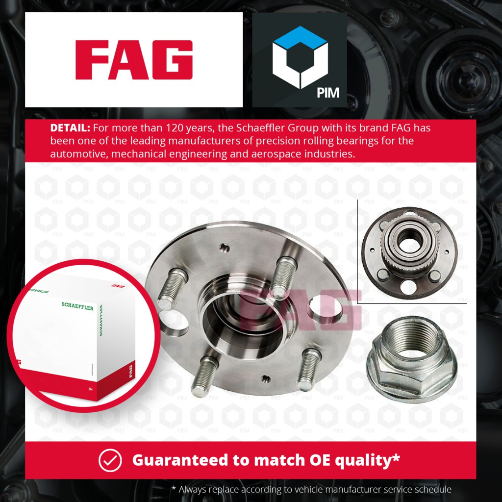 FAG Wheel Bearing Kit Rear 713617110 [PM460176]