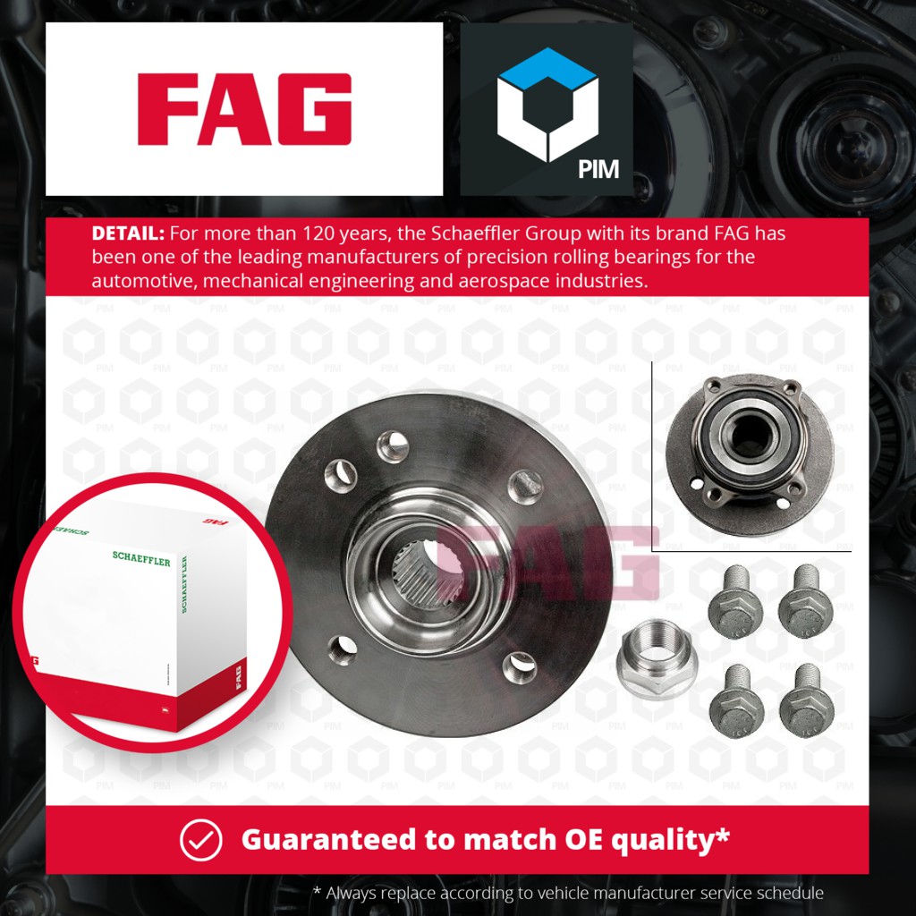 FAG Wheel Bearing Kit Front 713649350 [PM460230]