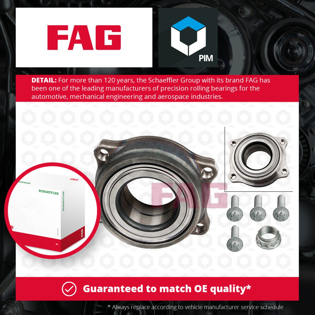 FAG Wheel Bearing Kit Rear 713667940 [PM460278]