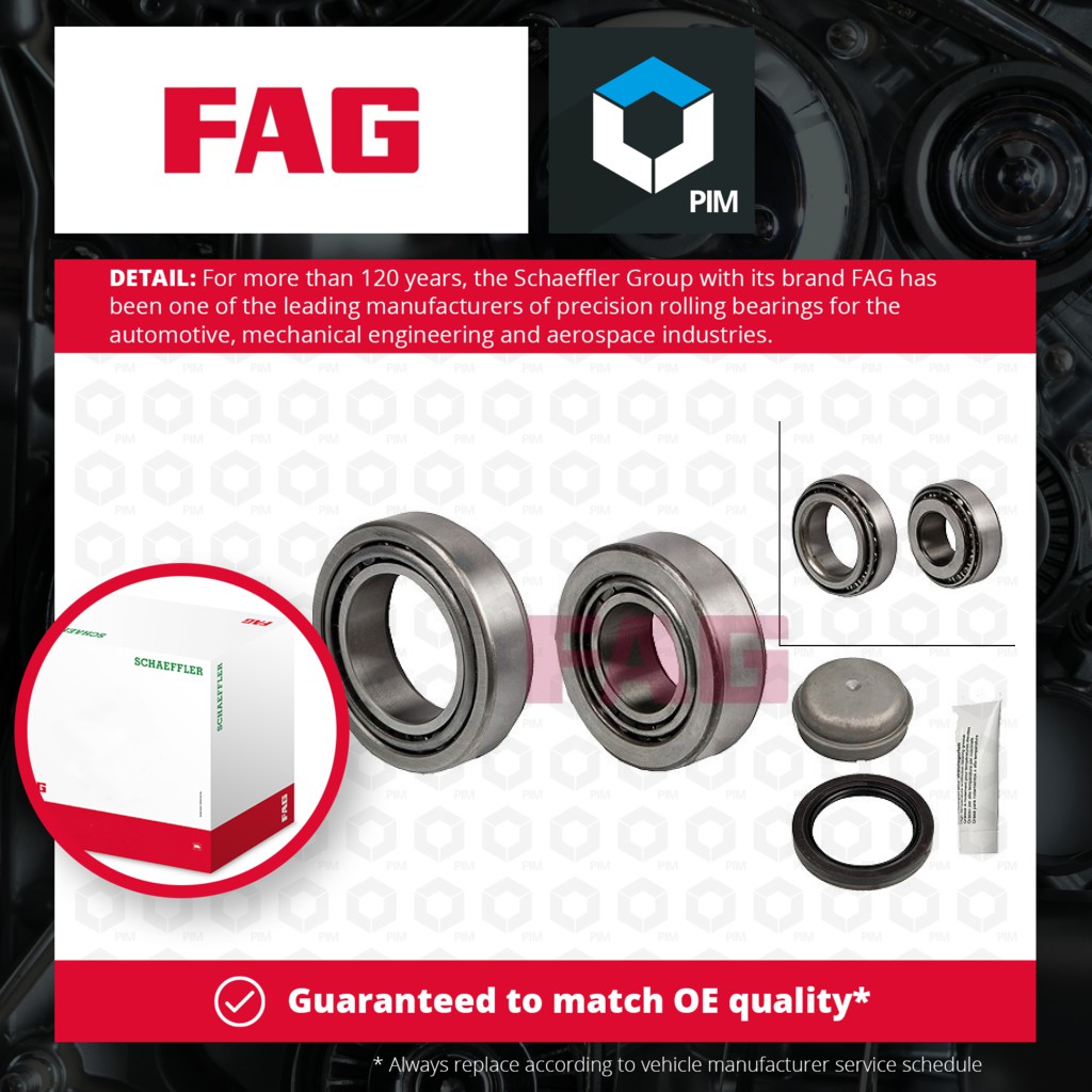 FAG Wheel Bearing Kit Front 713668070 [PM481802]