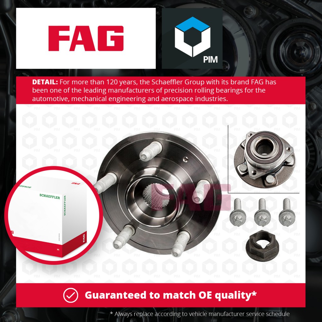 FAG Wheel Bearing Kit Front 713644930 [PM487421]