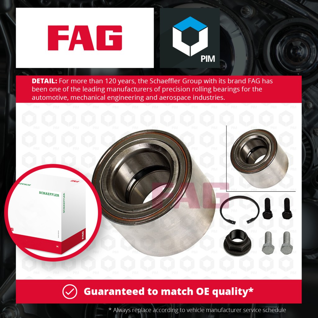 FAG Wheel Bearing Kit Front 713691120 [PM487481]