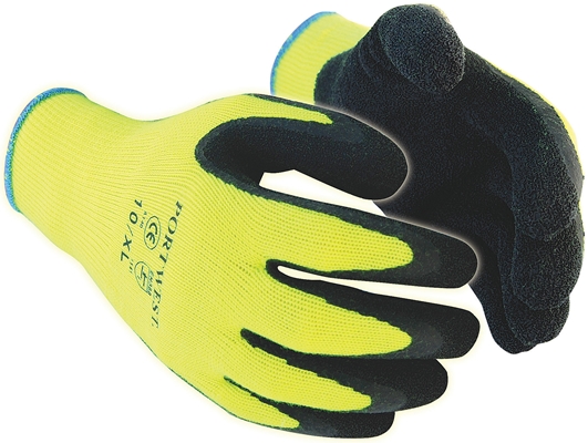 Portwest A140BKRL 453 Black Thermal Grip Glove Lrg