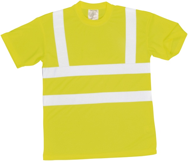 Portwest S478YERL 327 Yellow Hi Vis T Shirt Large