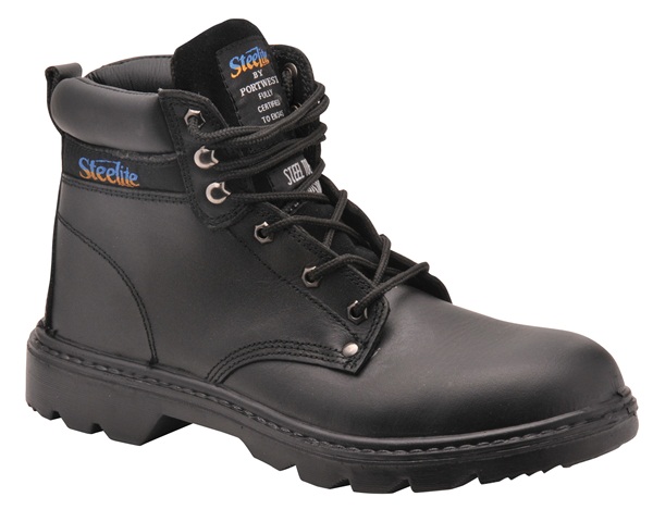 Portwest FW11BKR45 999 Black Thor Safety Boots Uk10.5