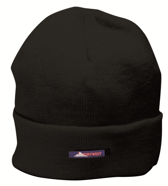 Portwest B013BKR 288 Blk Thinsulate Lined Knit Hat