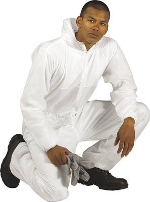 Portwest ST11WHRXL 185 Pk10 Xl Disposable White Coverall Xl Packs Of 10