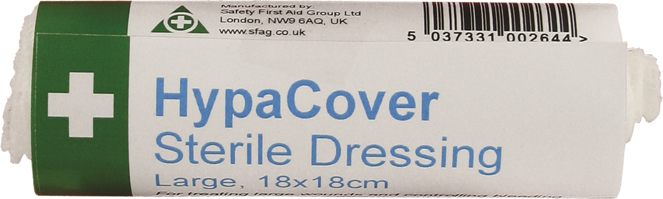 Safety First Aid D7632PK6 Hypacover Large Sterile Dressing X6