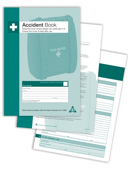 Safety First Aid Q3200 First Aid Accident Book A4