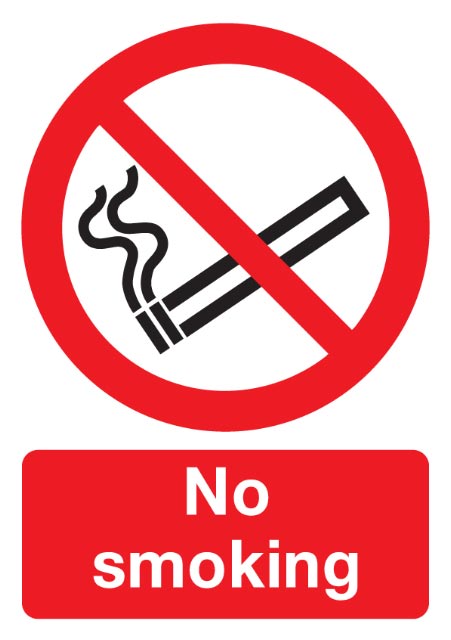Signs & Labels FML02051R 210 X 148mm No Smoking