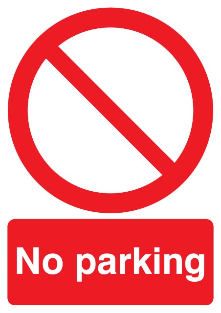 Signs & Labels FML01950R 297 X 210mm No Parking