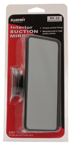 Summit RV-32 Large Tinted Glass Suction Mirror