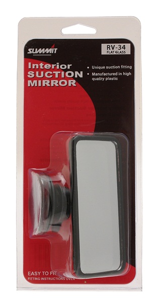 Summit RV-34 Small Flat Glass Suction Mirror