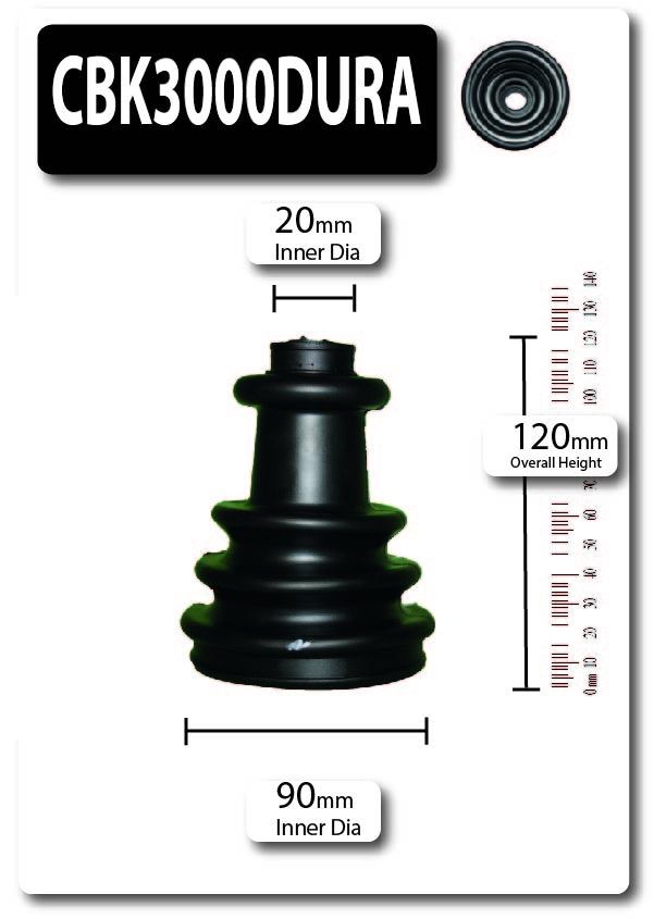 Shaftec CBK3000DURA Universal Pneumatic Dura Boot