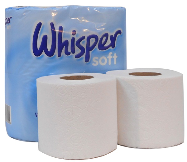 Whisper WSOFT2 40 Soft Luxury Toilet Rolls 2 Ply