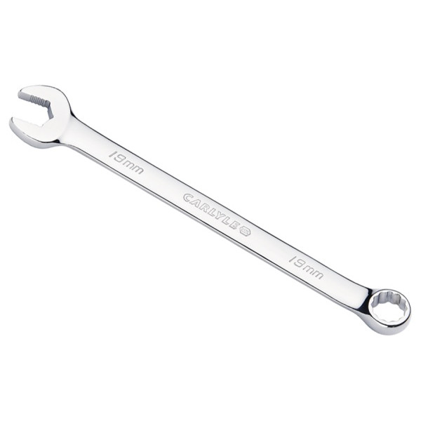 Carlyle CWLNS119M 19mm 12 Pt. Full Polish Long Combo Wrench