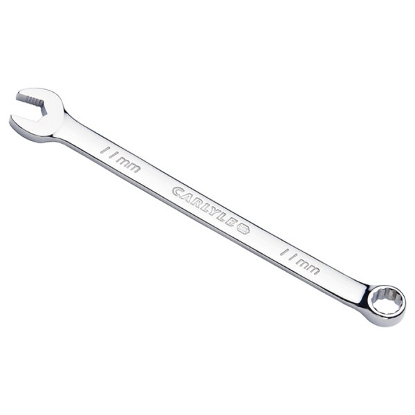 Carlyle CWLNS111M 11mm 12 Pt. Full Polish Long Combo Wrench
