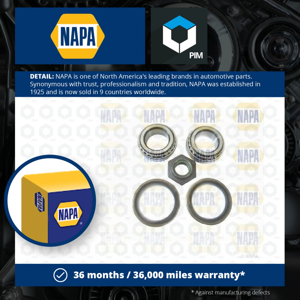 NAPA Wheel Bearing Kit PWB1659 [PM2133528]
