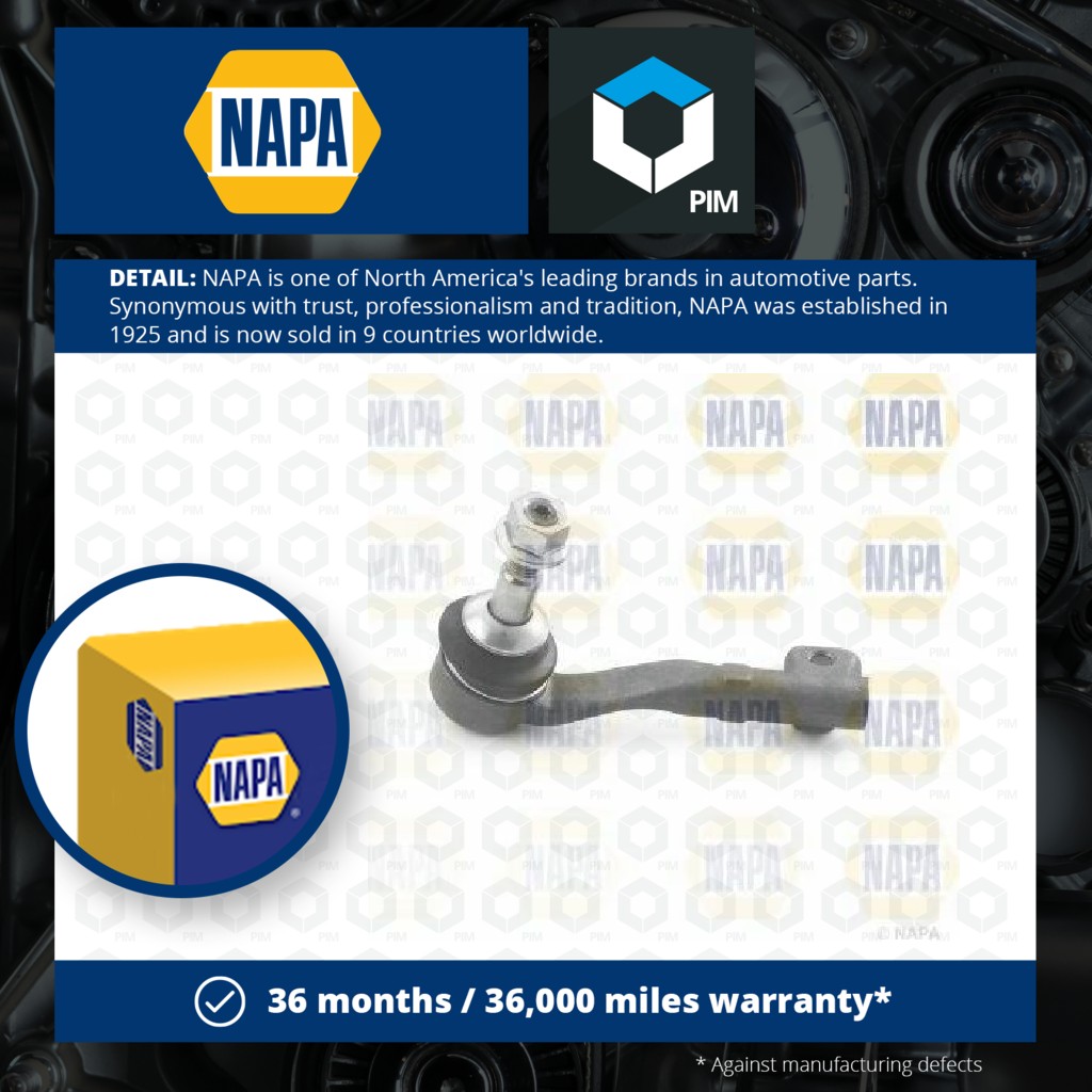 NAPA Tie / Track Rod End NST7046 [PM2133339]