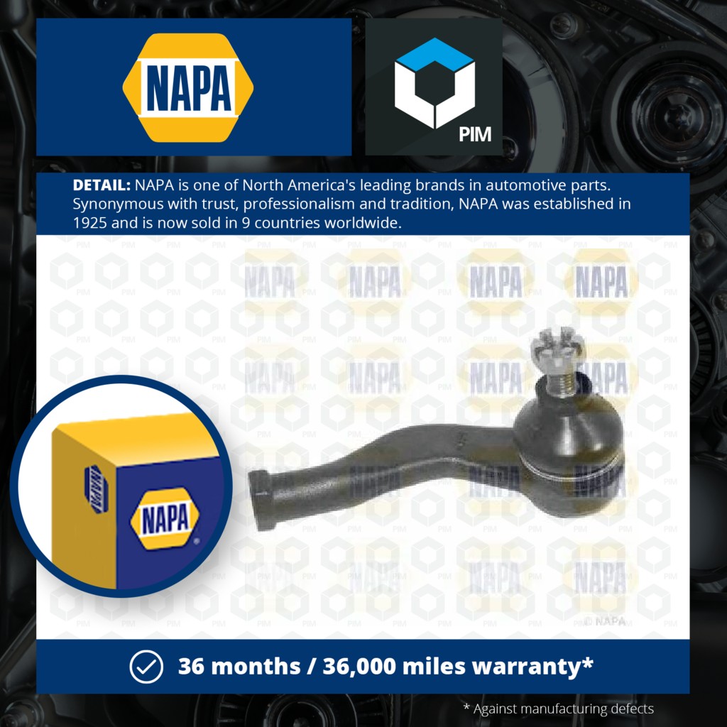 NAPA Tie / Track Rod End Outer NST6985 [PM2133278]
