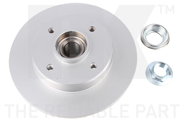NK 2x Brake Discs Pair Solid Rear 319953 [PM2106557]