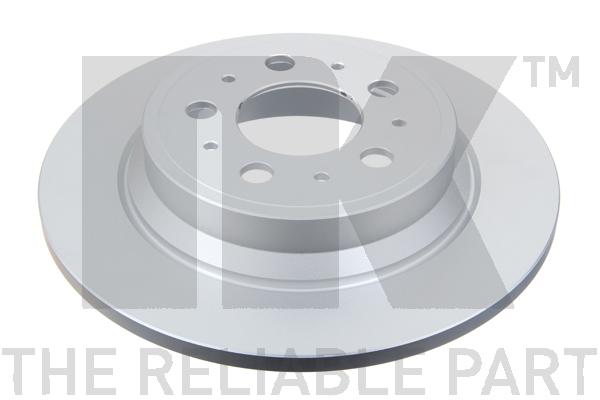 NK 2x Brake Discs Pair Solid Rear 314843 [PM2106424]
