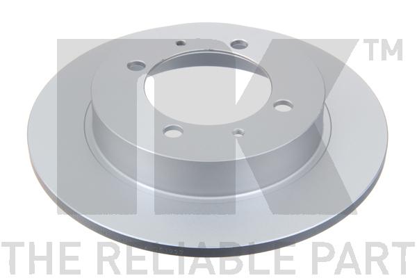 NK 2x Brake Discs Pair Solid Rear 314840 [PM2106421]