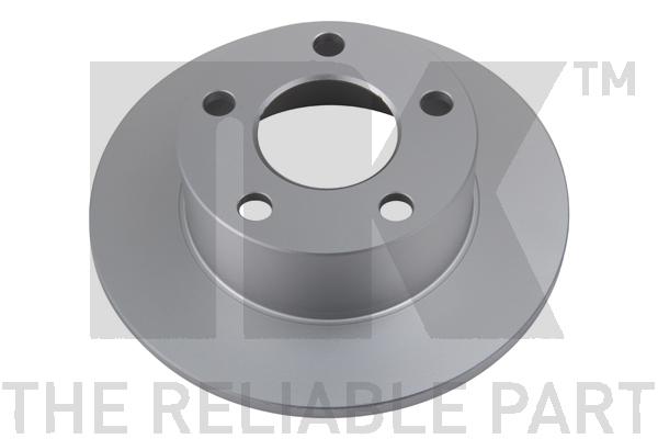 NK 2x Brake Discs Pair Solid Rear 314744 [PM2106375]