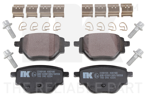 NK Brake Pads Set Rear 2299106 [PM2102721]