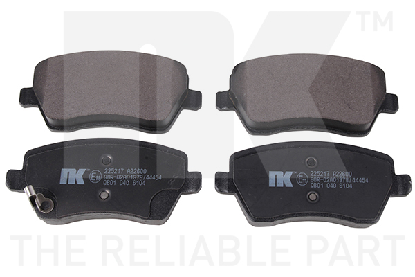 NK Brake Pads Set Front 225217 [PM2102592]