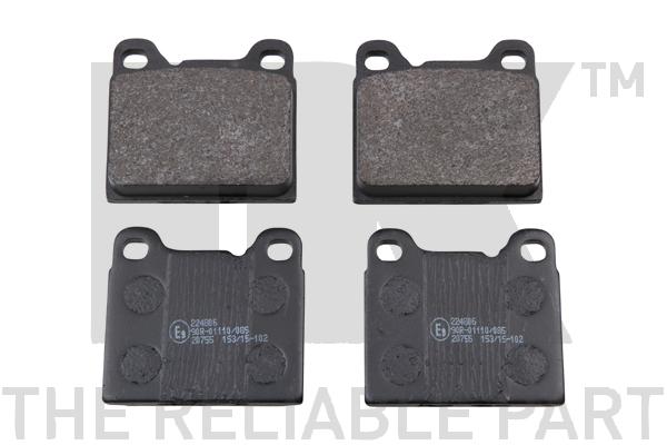 NK Brake Pads Set Rear 224806 [PM2102512]
