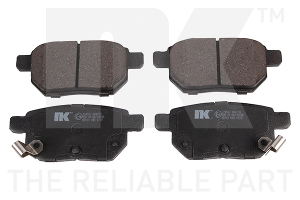 NK Brake Pads Set Rear 224582 [PM2102335]