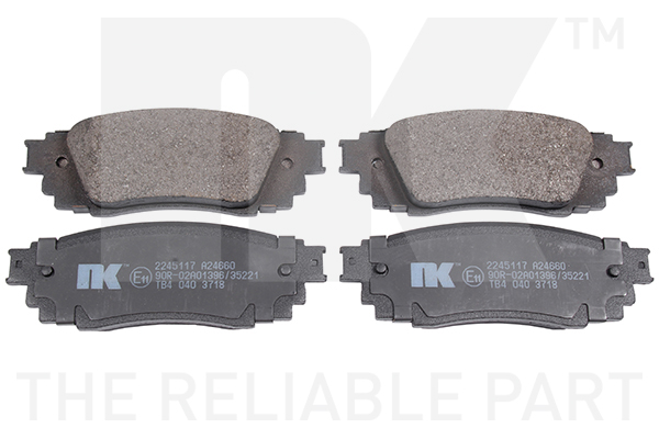 NK Brake Pads Set Rear 2245117 [PM2102257]