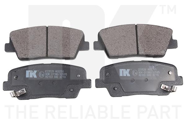 NK Brake Pads Set Rear 223526 [PM2101956]