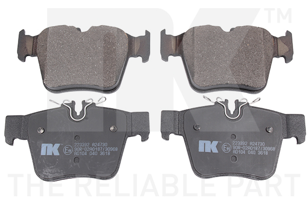 NK Brake Pads Set Rear 223392 [PM2101854]