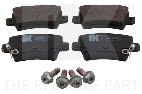 NK Brake Pads Set Rear 222639 [PM2101634]