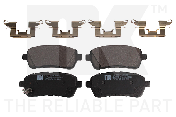 NK Brake Pads Set Front 222573 [PM2101572]