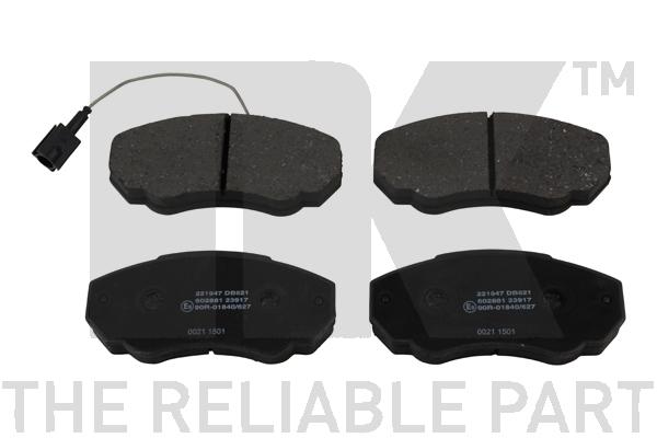 NK Brake Pads Set Front 221947 [PM2101282]