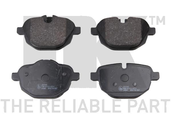 NK Brake Pads Set Rear 221545 [PM2101179]