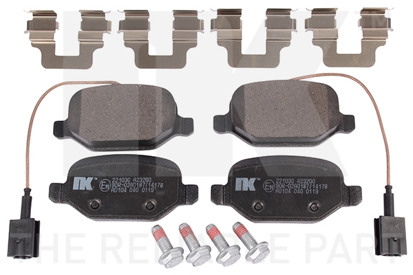 NK Brake Pads Set Rear 221030 [PM2101100]