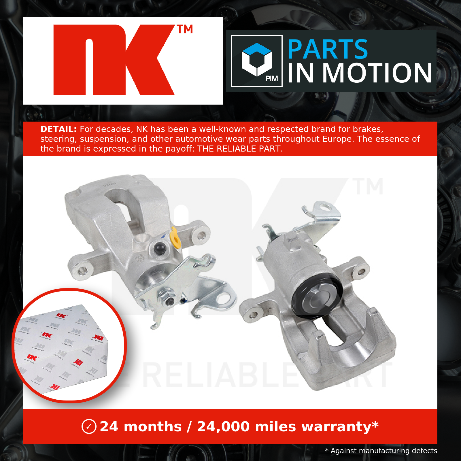 NK Brake Caliper Rear Left 2139141 [PM2099705]