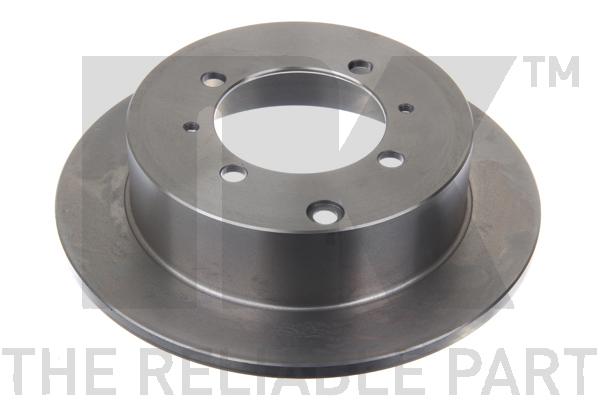 NK 2x Brake Discs Pair Solid Rear 203024 [PM2096268]