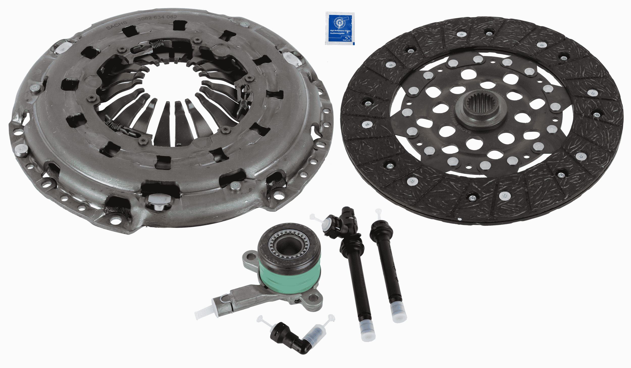 Sachs Clutch Kit 3pc (Cover+Plate+CSC) 3000990615 [PM2092618]
